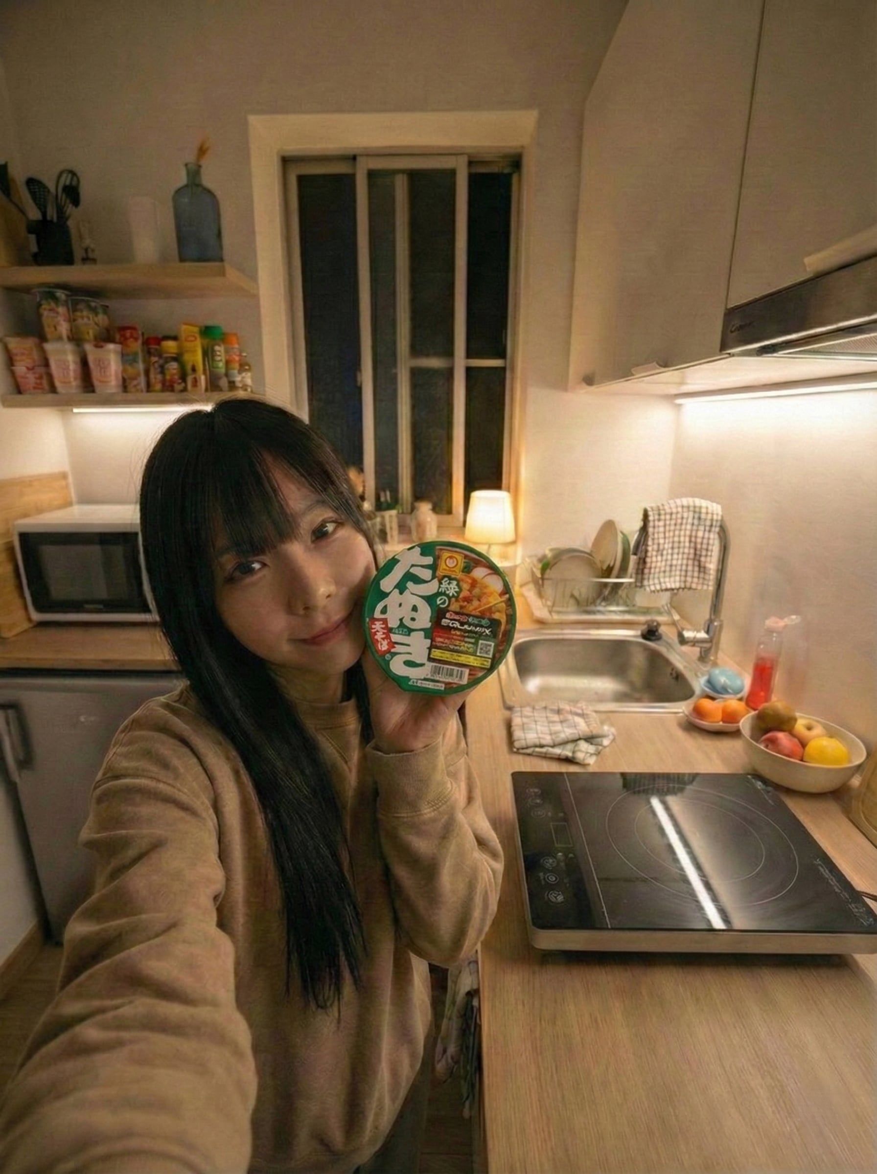 準備おっけー！今から年越しそば食べるよ～😋 | の人気AIイラスト・グラビア