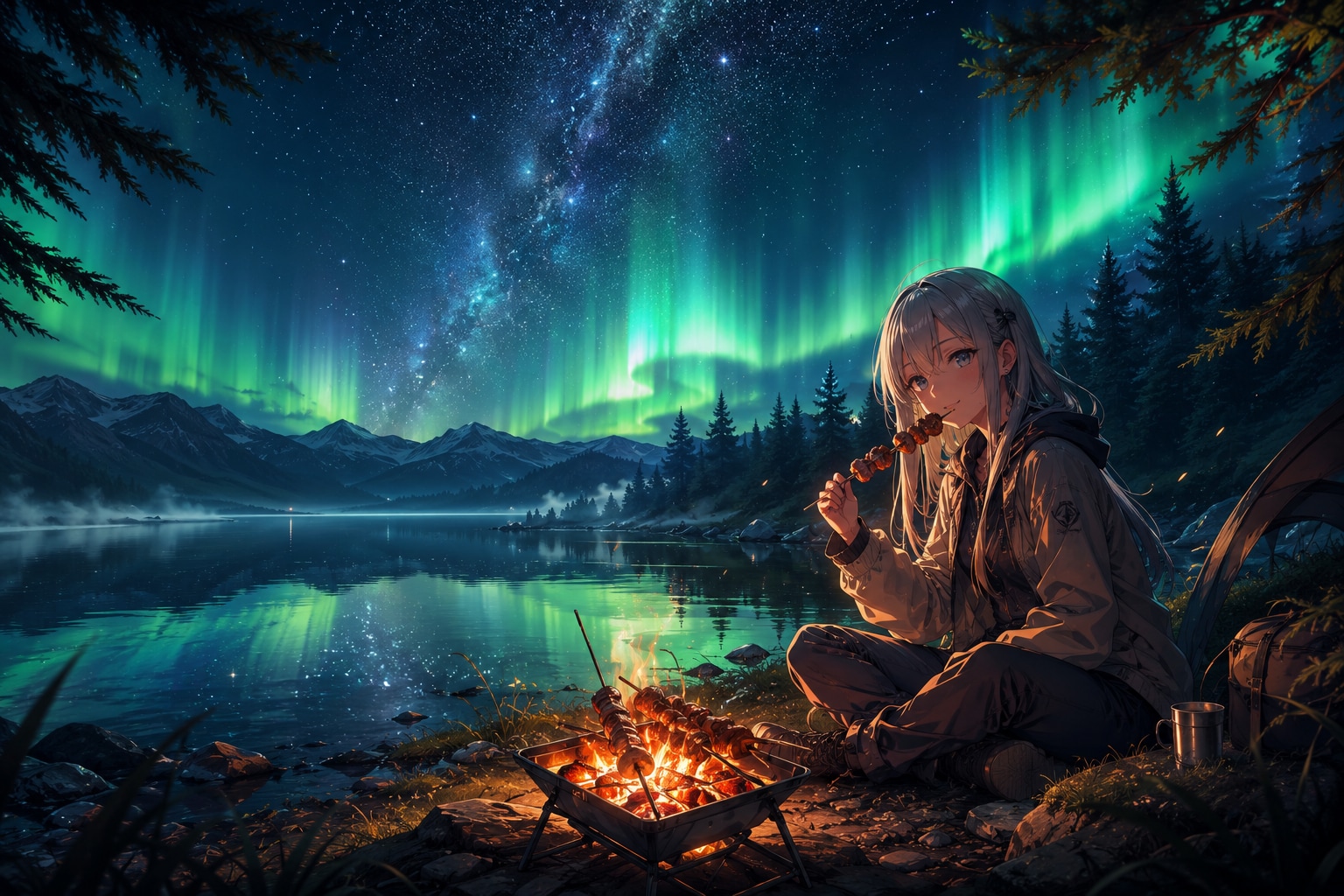 星空キャンプ