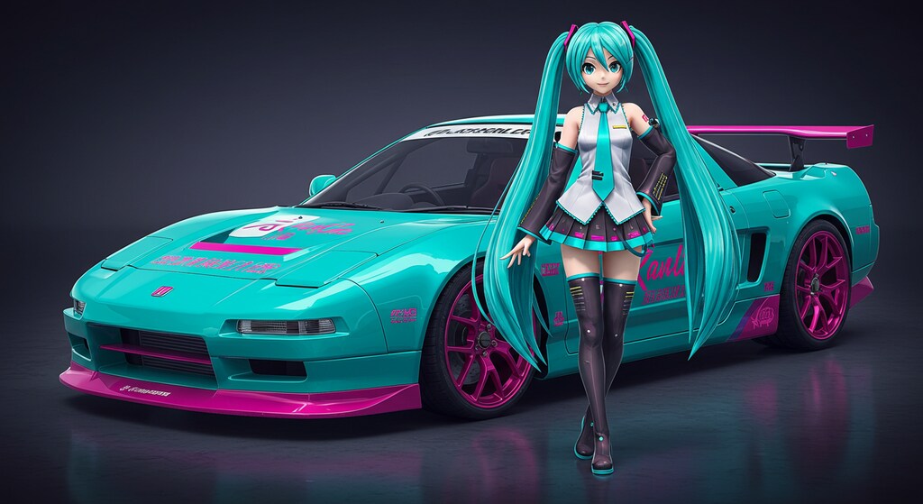 初音ミクとホンダNSX