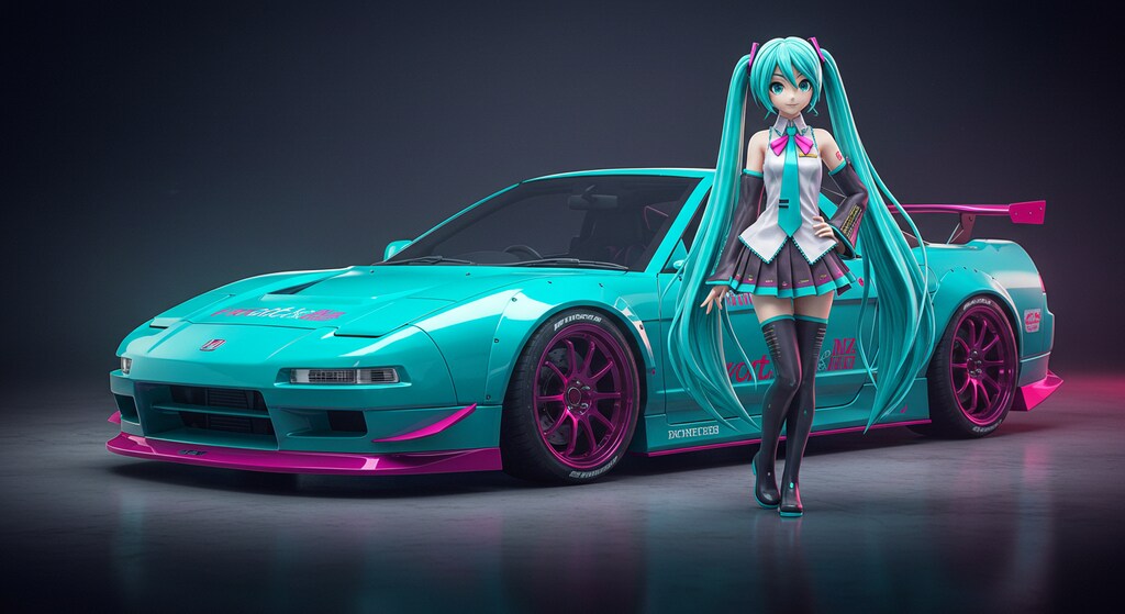 初音ミクとホンダNSX