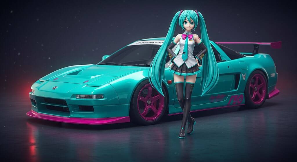 初音ミクとホンダNSX