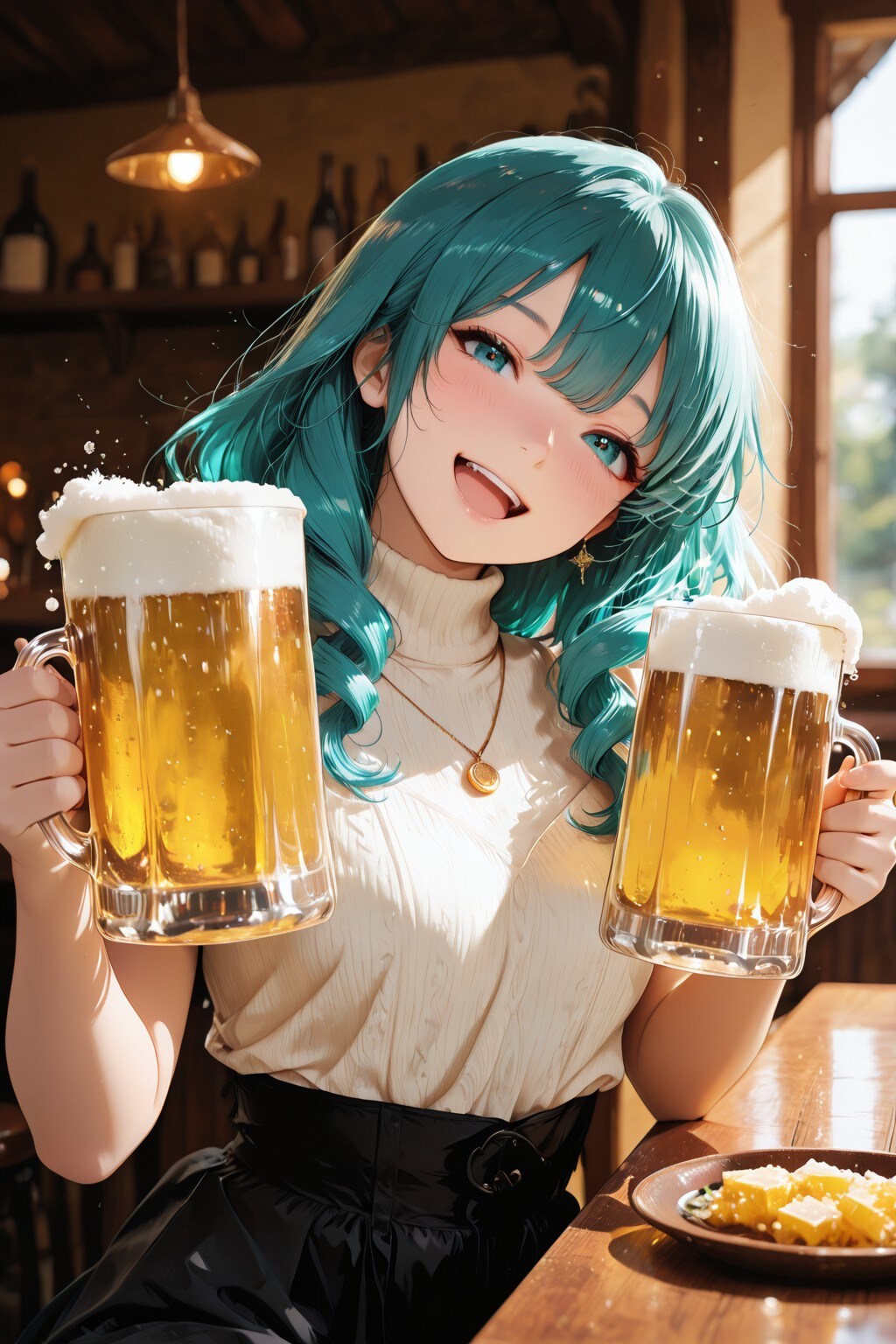 Beautiful Violinist Girl（美人なヴァイオリニスト。「お疲れ様でした。さぁ、一緒に飲みましょうよ♪」）