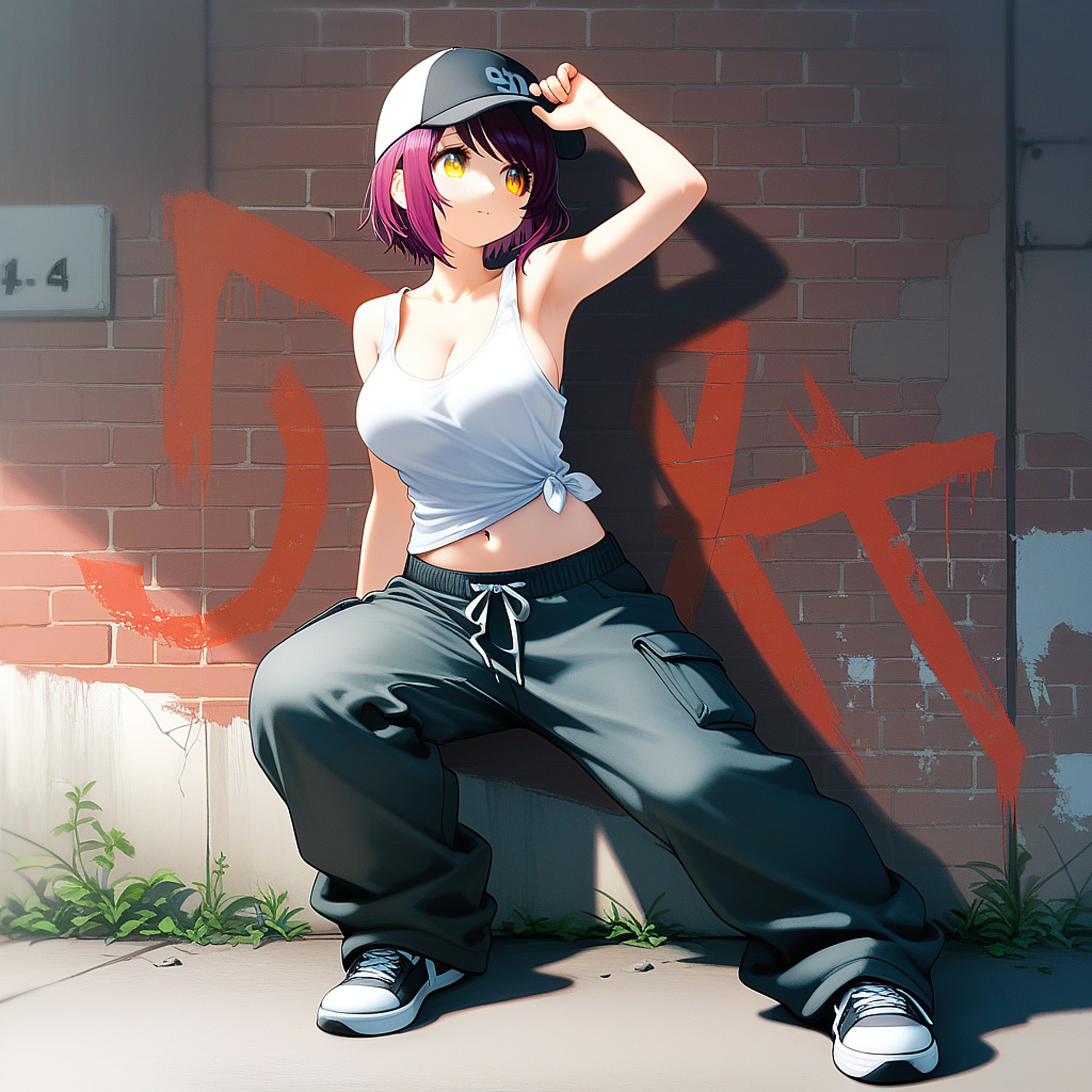 HIP-HOP芽衣ちゃん | の人気AIイラスト・グラビア