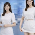100人の女子アナが自らパンティを見せてくれる動画集 9枚目