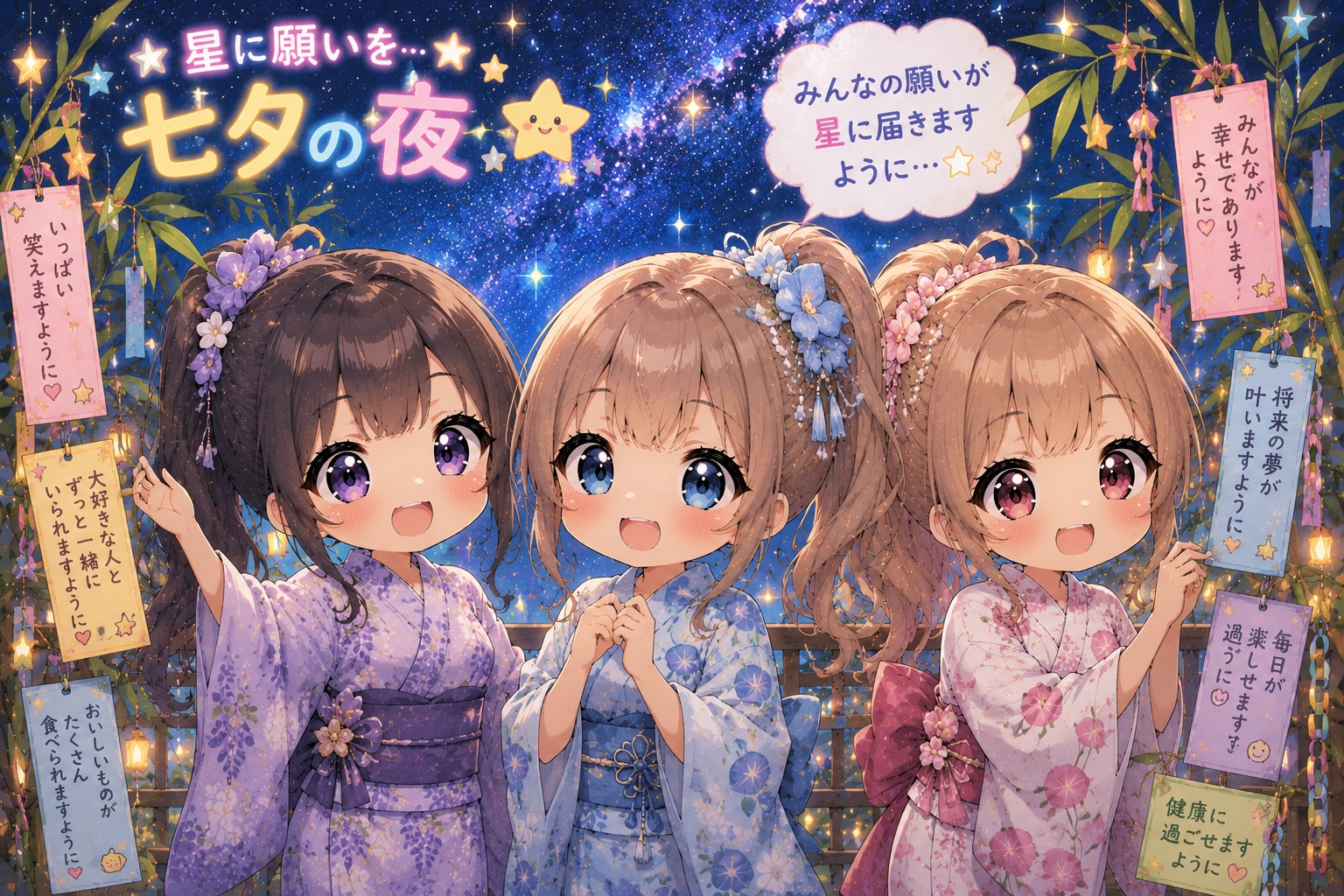 【#浴衣×ポニーテール】