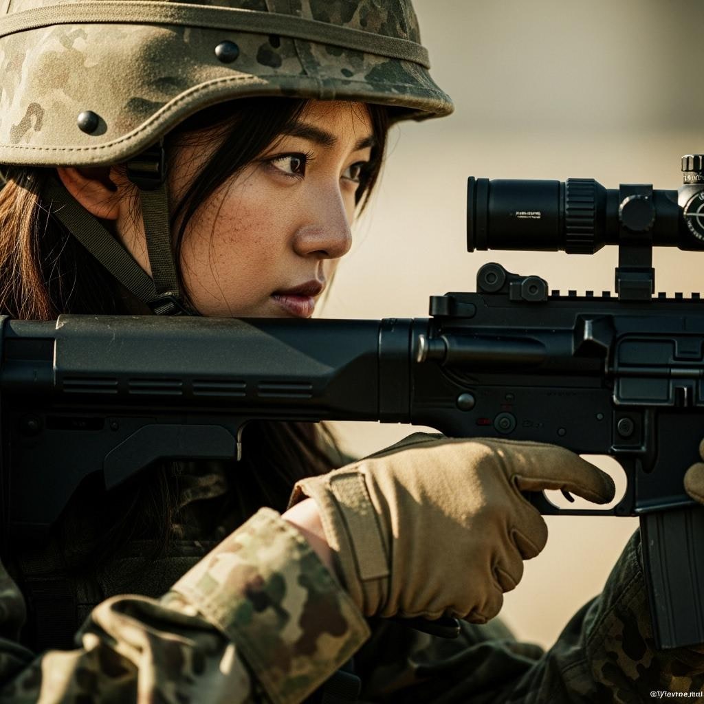 女性スナイパー