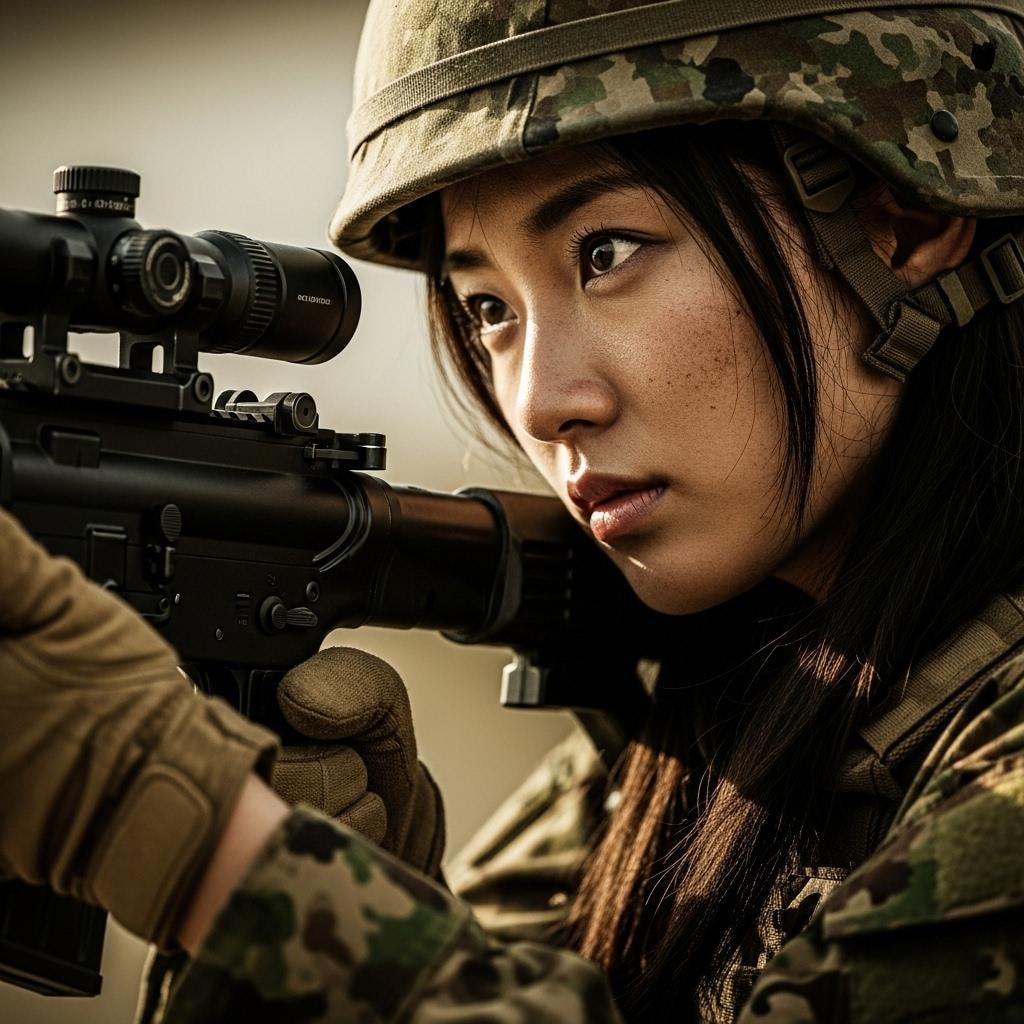 女性スナイパー