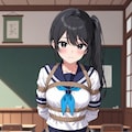 教室緊縛 5枚目