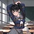 教室緊縛 10枚目