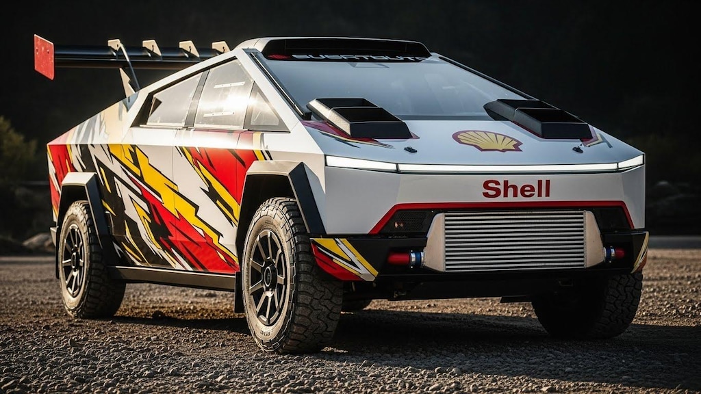 テスラサイバートラックラリーカー