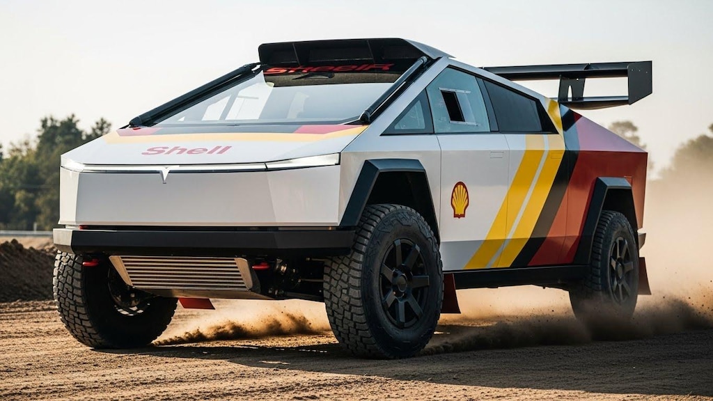 テスラサイバートラックラリーカー