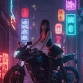 バイクのSexyな女 7枚目