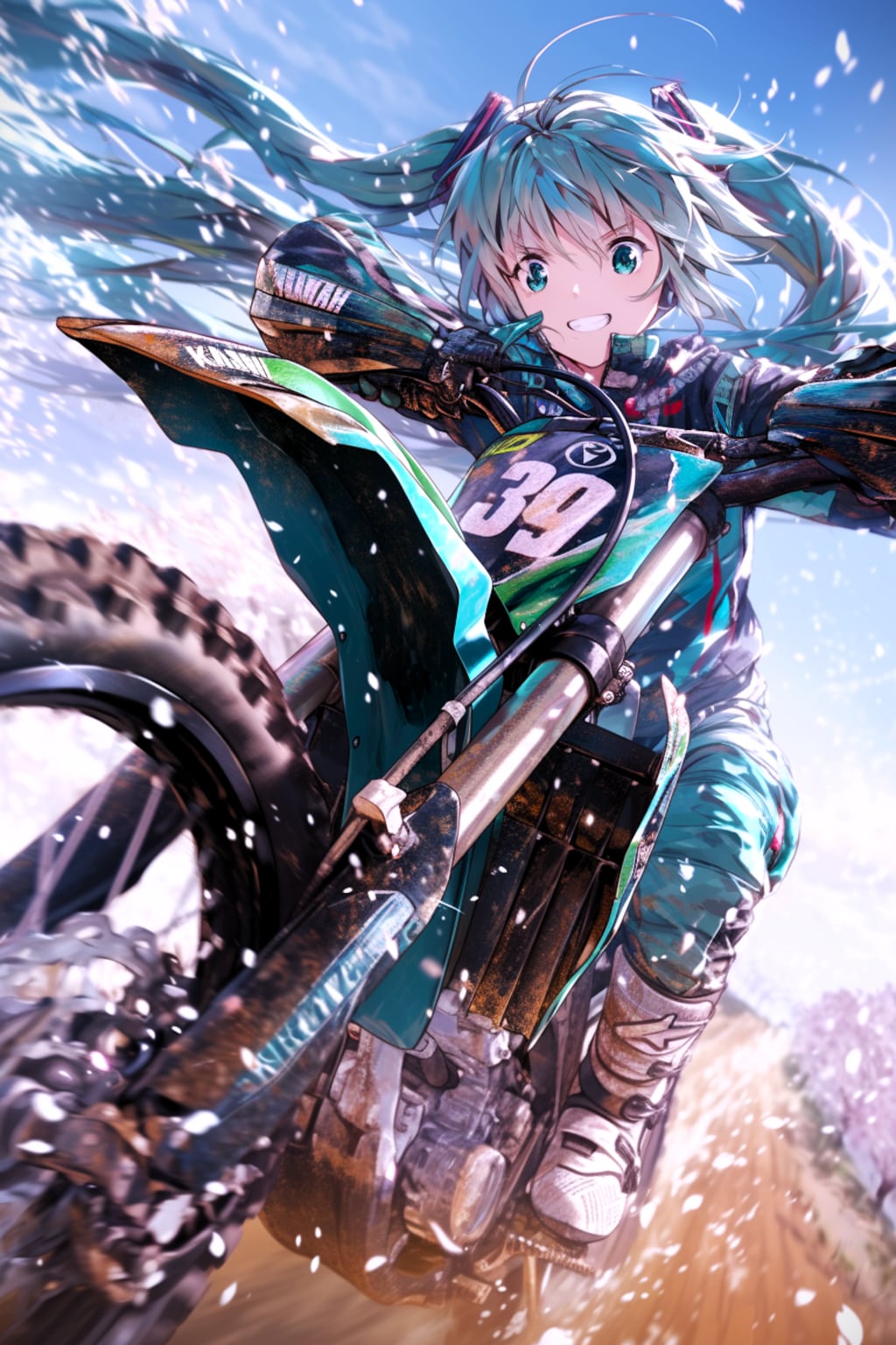 ミクちゃんオフロードに挑戦