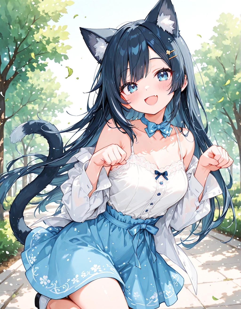 ケモ耳しっぽの少女