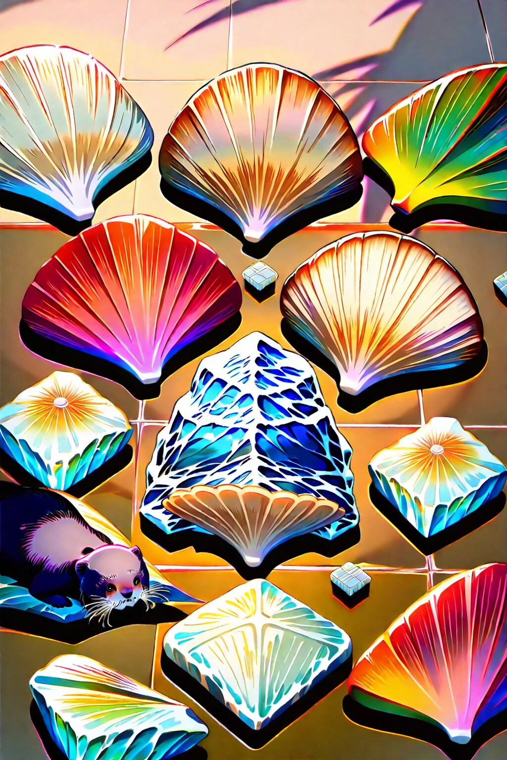 鮮やかな貝 | の人気AIイラスト・グラビア