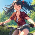 少女と自転車 2 4枚目