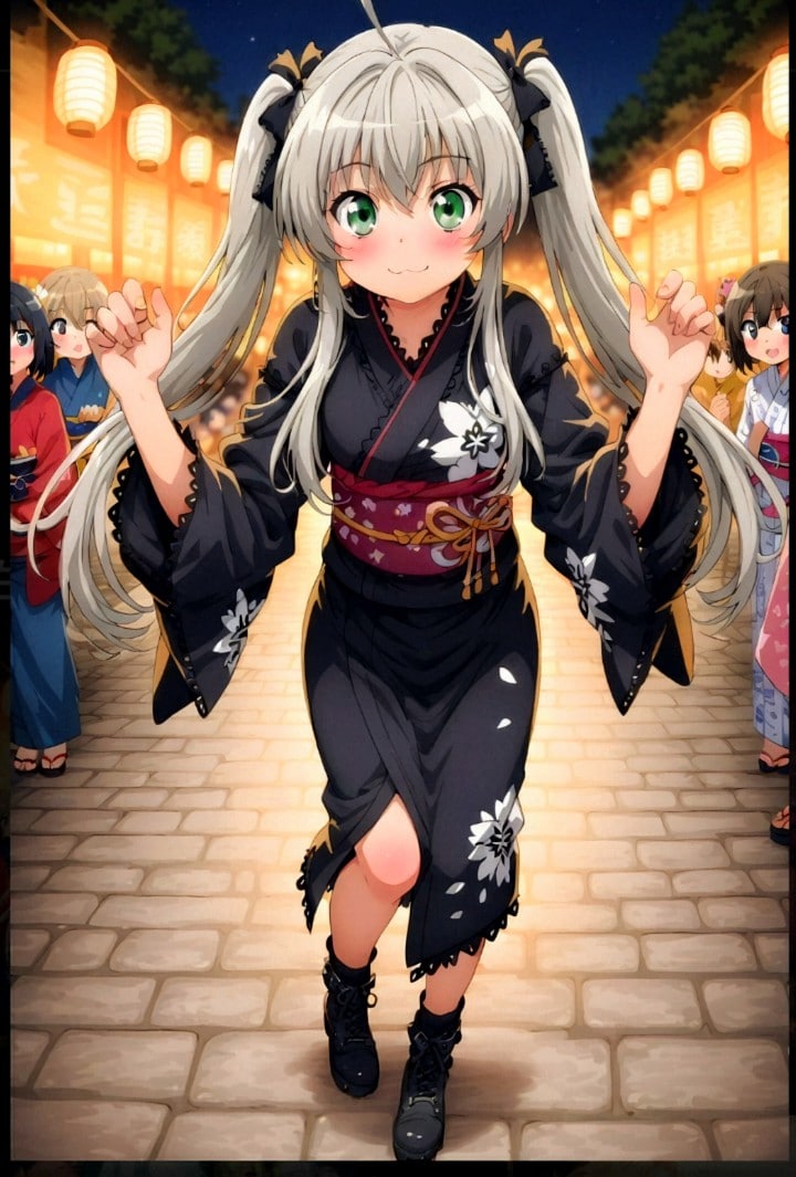 名古屋のどまつり,に参加する　　　　　　　　　　　　　　　　ほろ酔いニャル子さん。 | の人気AIイラスト・グラビア