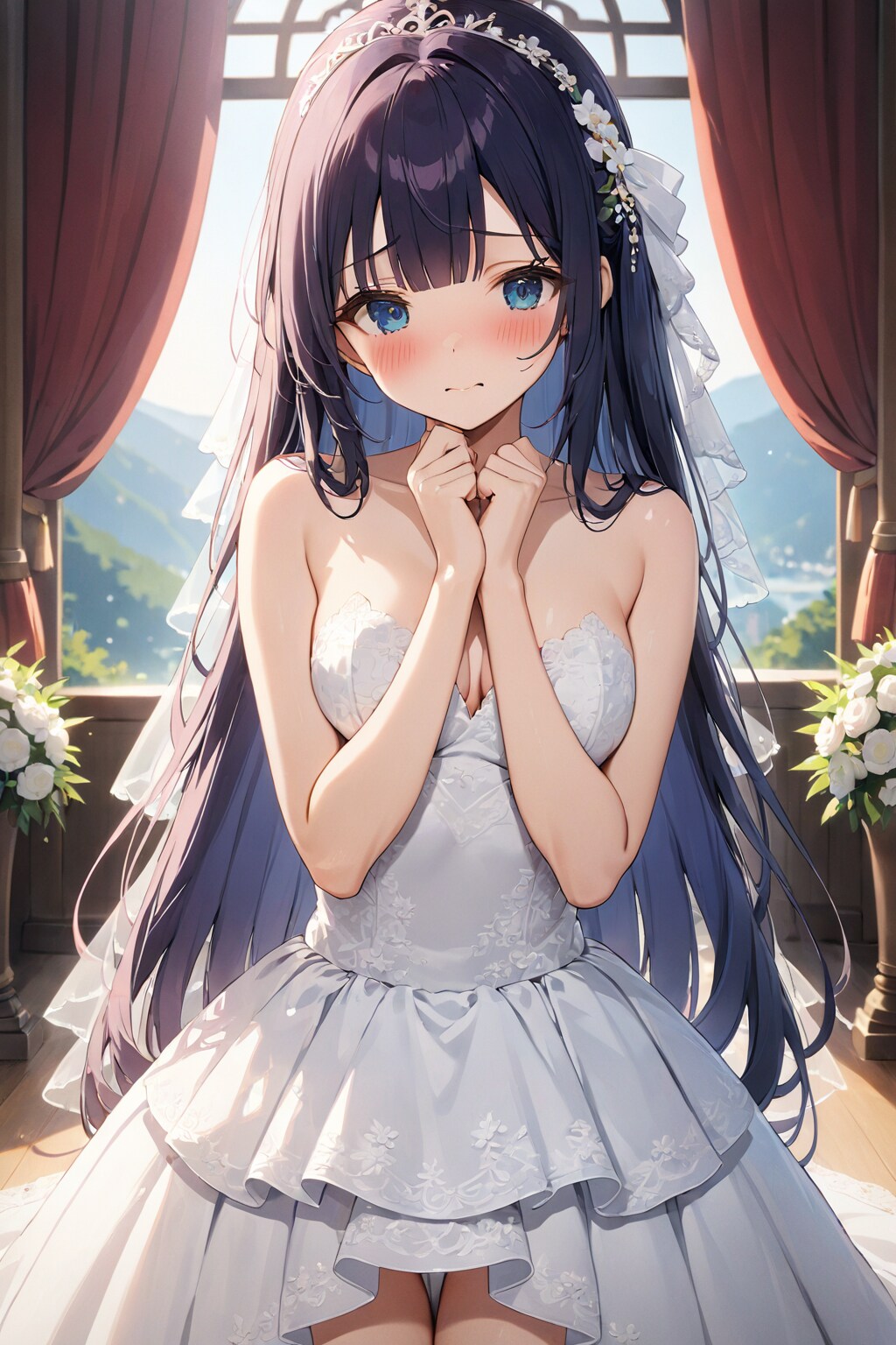 二人きりの挙式 | の人気AIイラスト・グラビア