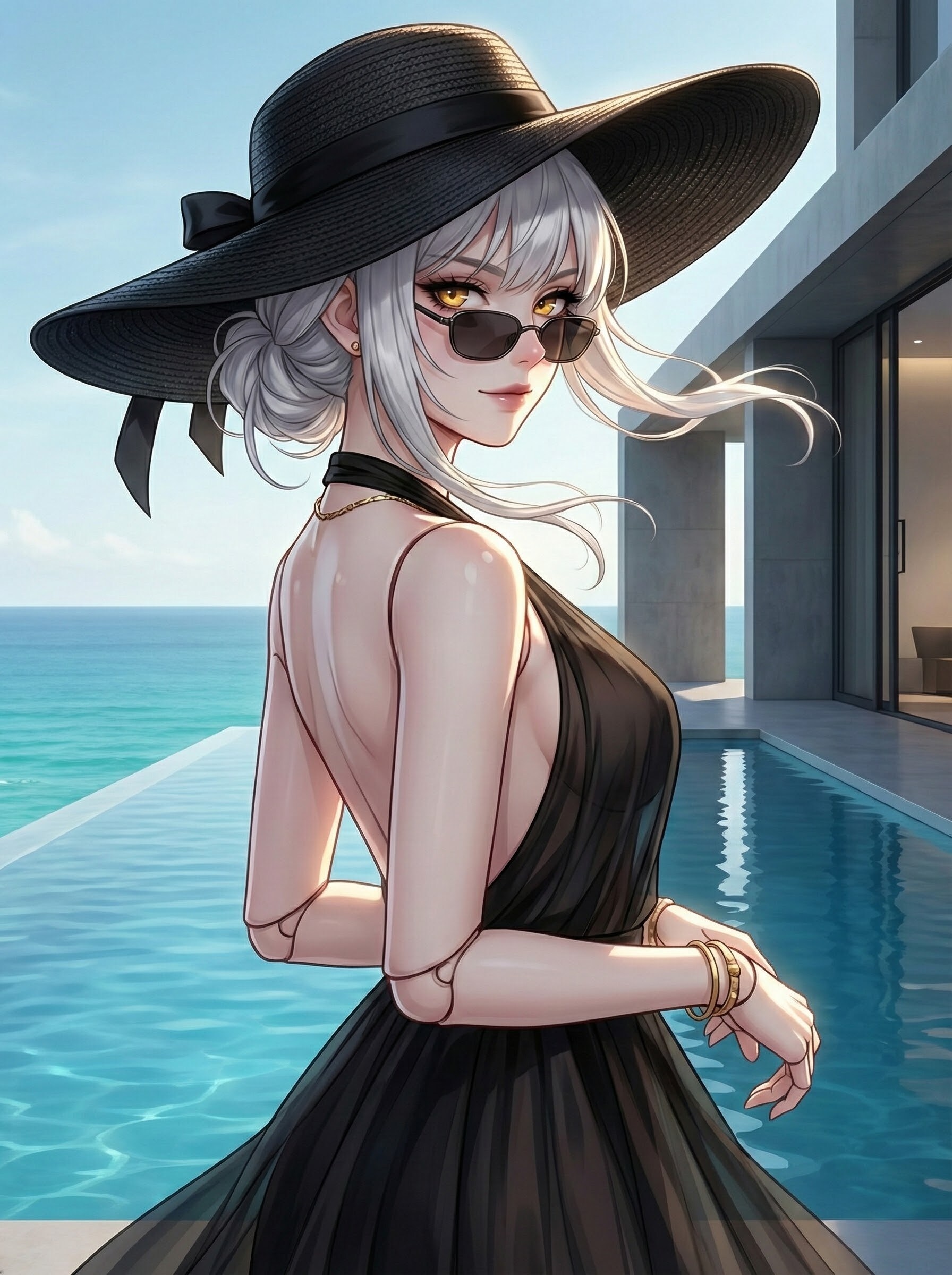 『 Southern Hemisphere Escape 』 - 漆黒のバカンス | の人気AIイラスト・グラビア