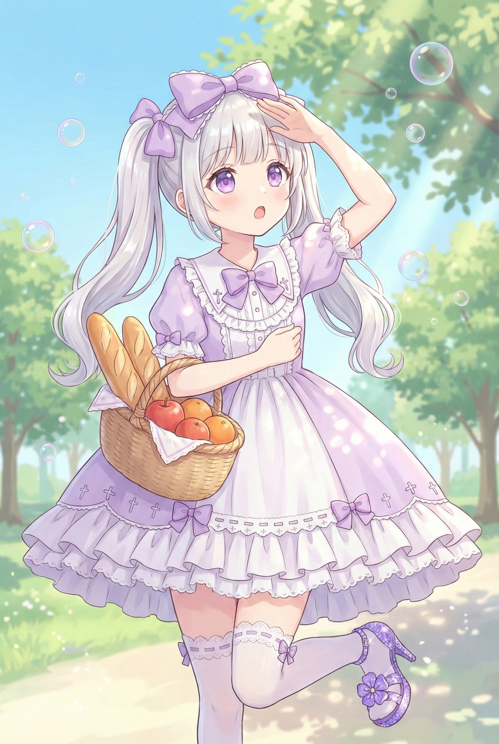 紫陽花籠と泡沫 | の人気AIイラスト・グラビア