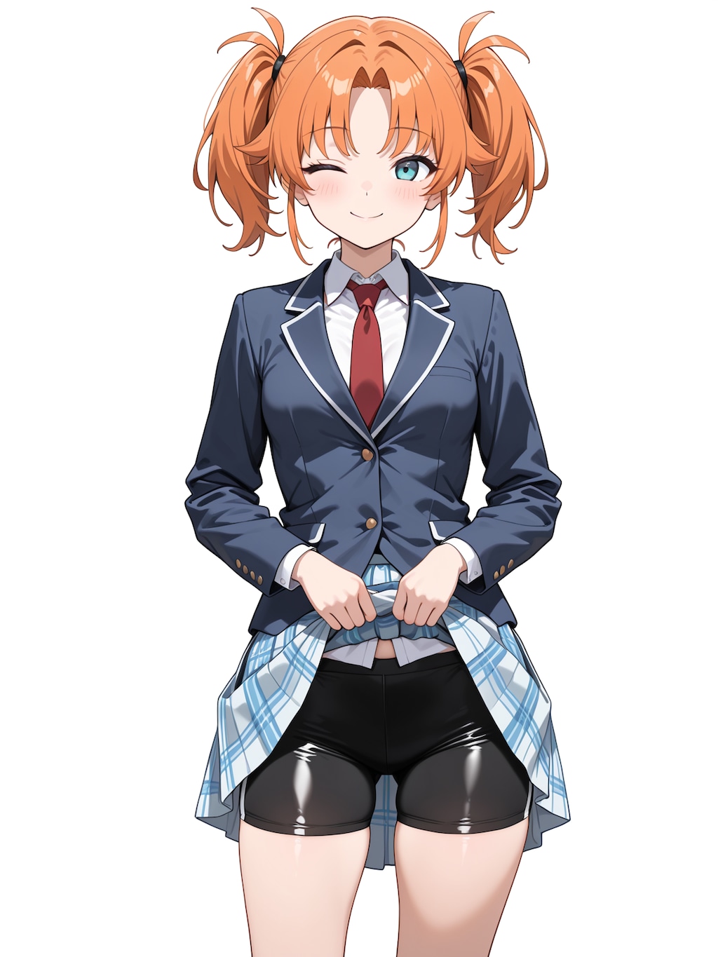 「スパッツだから大丈夫！」