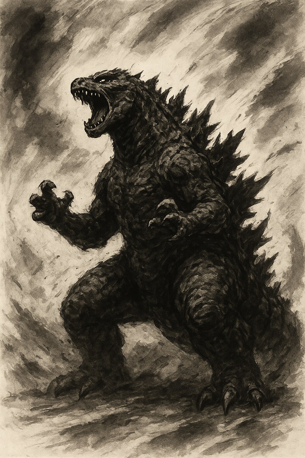 咆哮する怪獣王