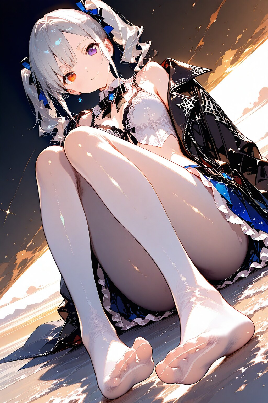 砂浜で一休み | の人気AIイラスト・グラビア