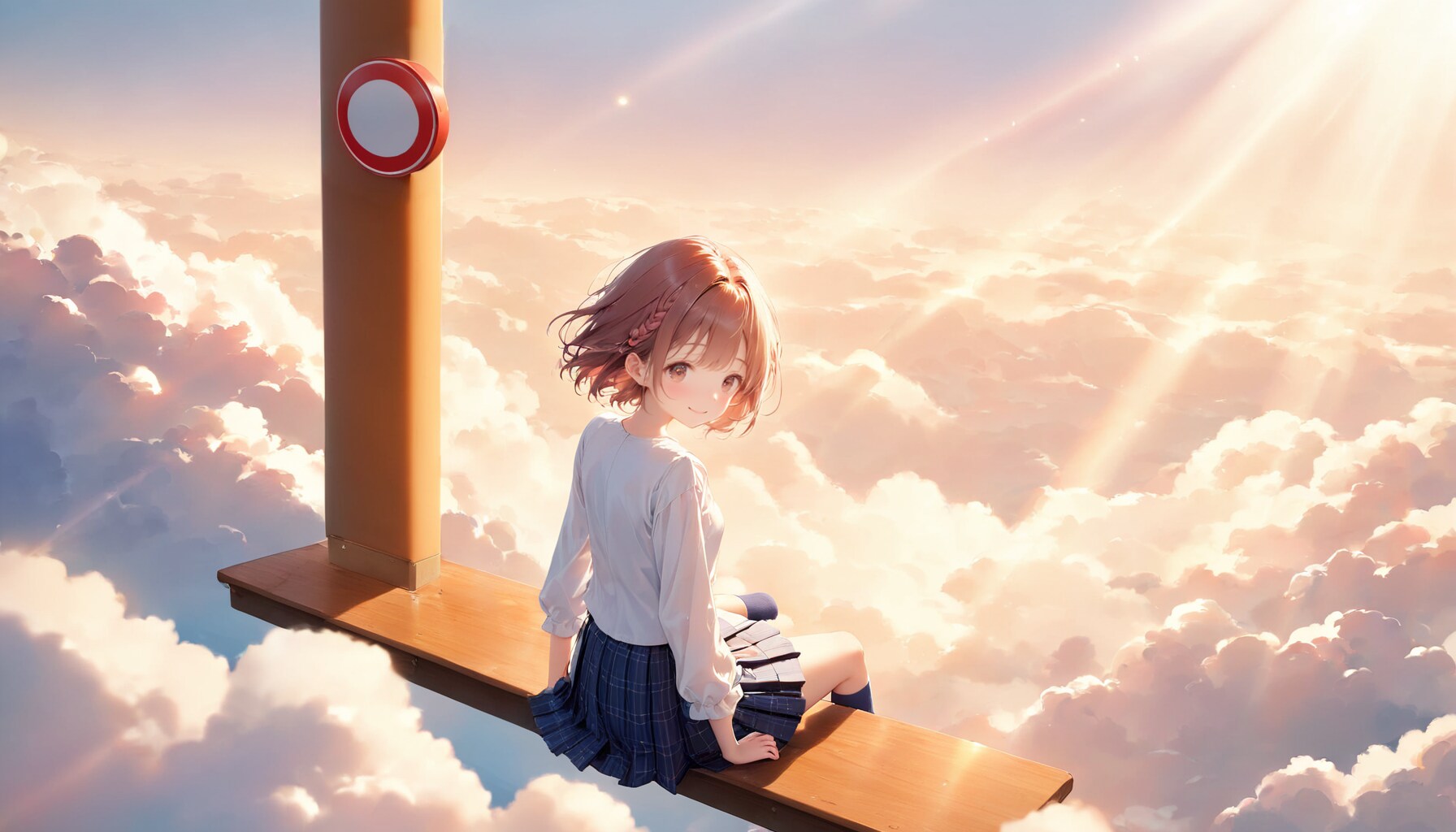 雲の上のバス停