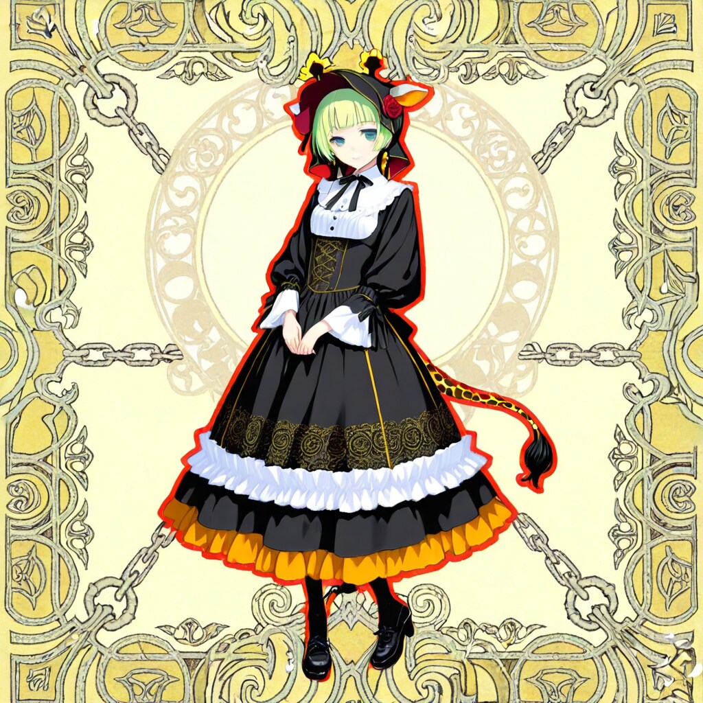 ロココ調？キリン着ぐるみちび子ちゃん