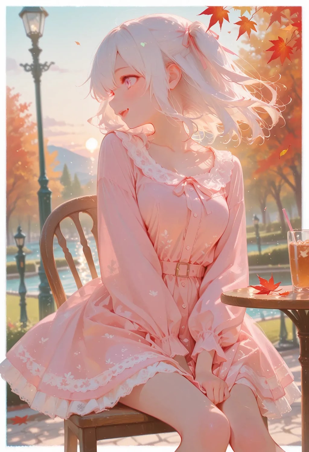 風の強い秋の午後