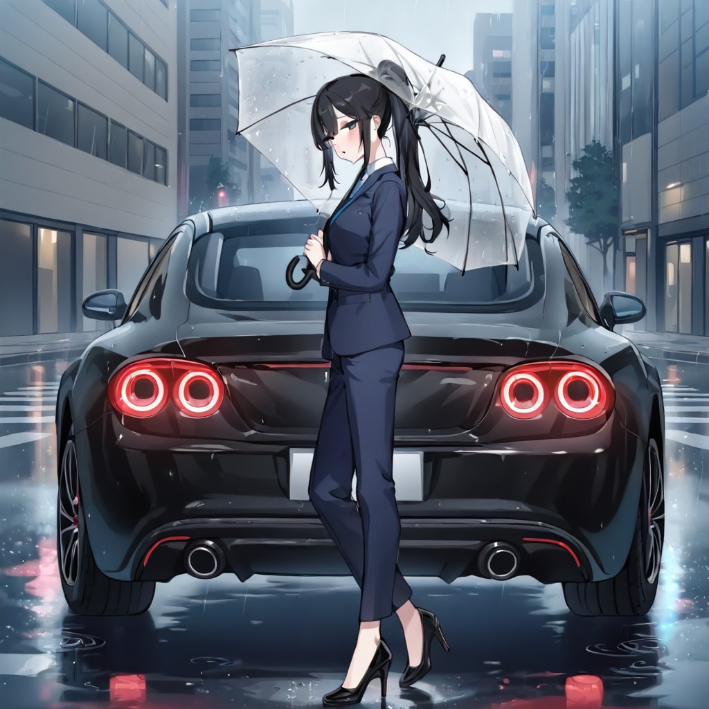 社長のお出迎えです。