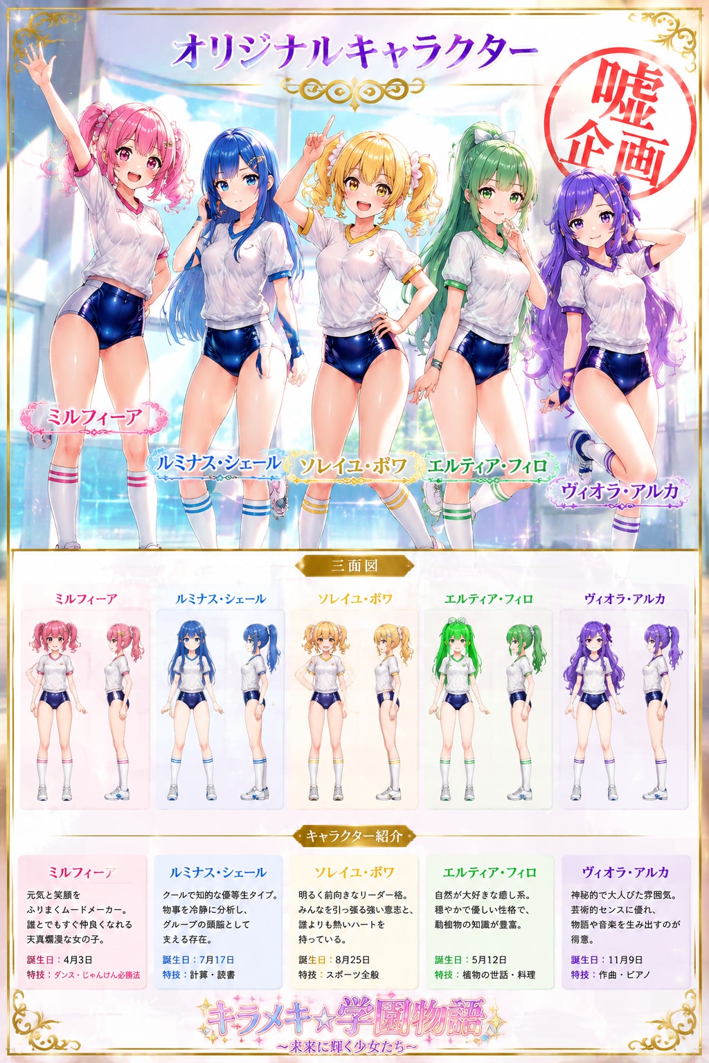 オリジナルキャラクター　ブルマ