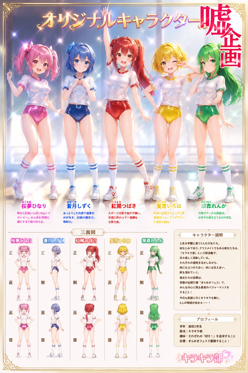オリジナルキャラクター　ブルマ