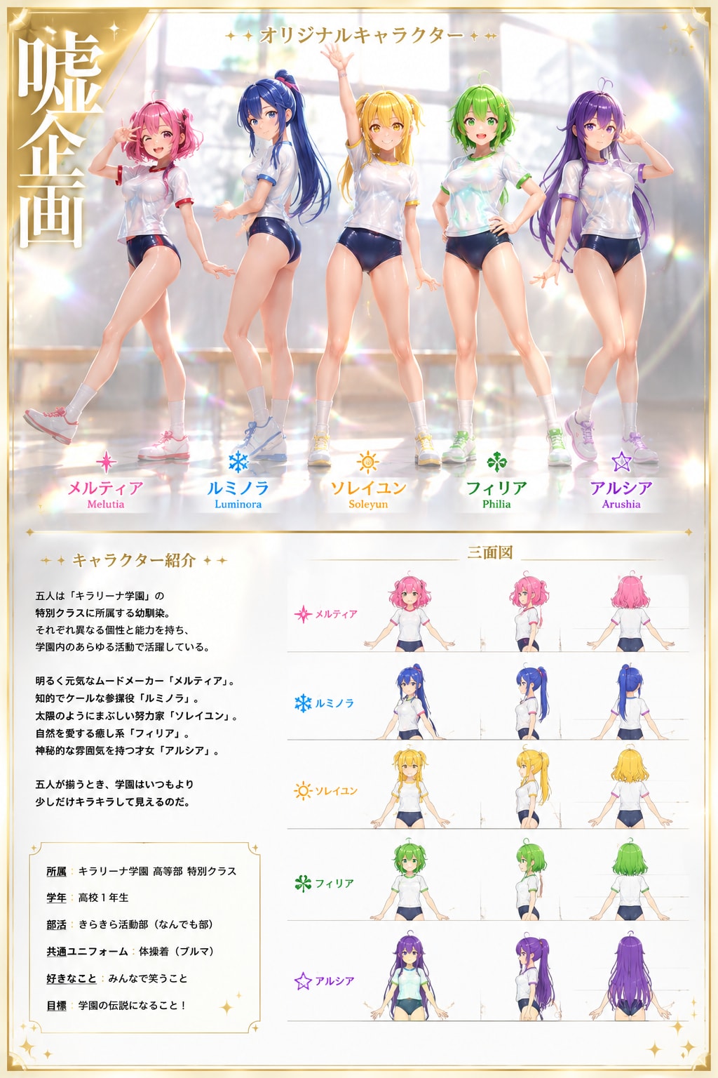 オリジナルキャラクター　ブルマ