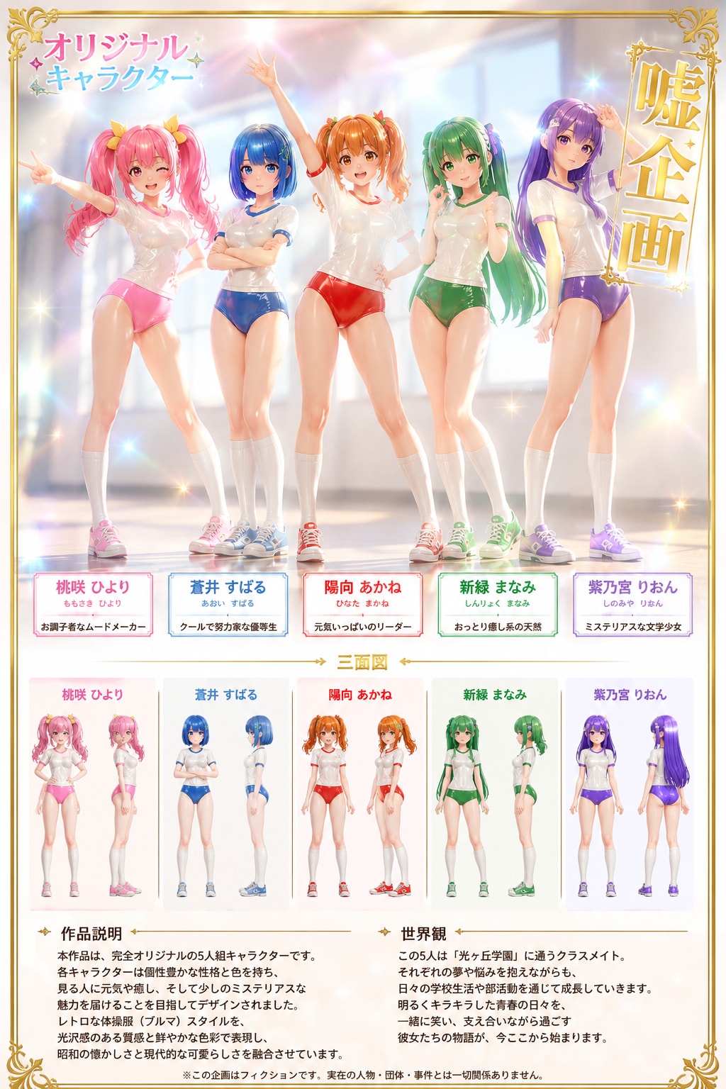 オリジナルキャラクター　ブルマ