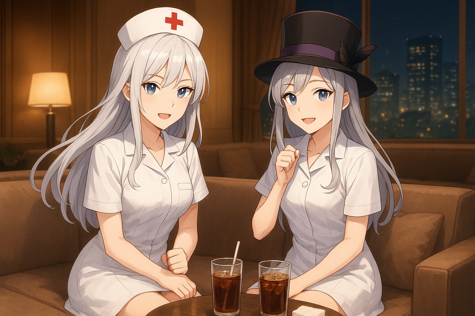 微笑みのナースラウンジ | の人気AIイラスト・グラビア