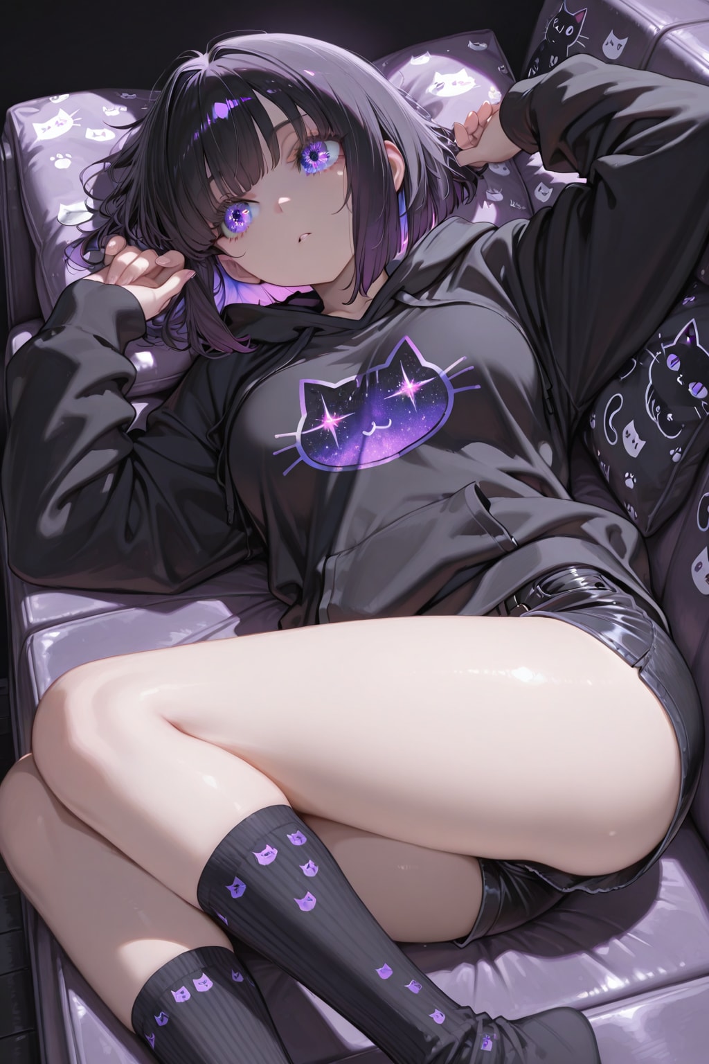 紫色が似合う女の子45