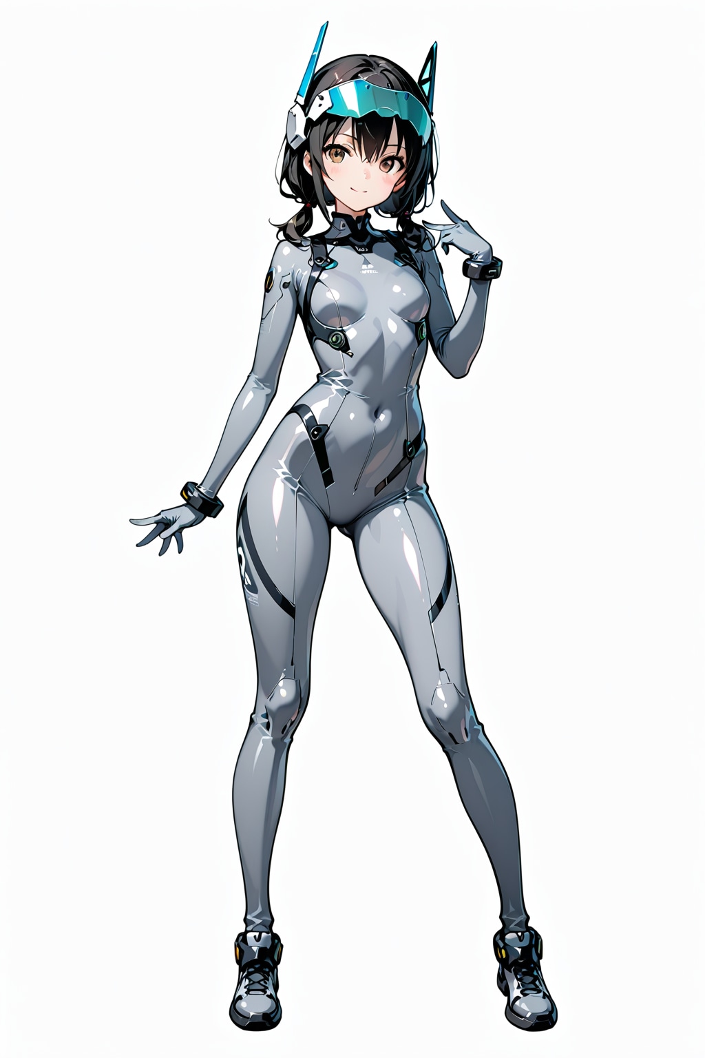 ミリタリーなロボットと楓ちゃん