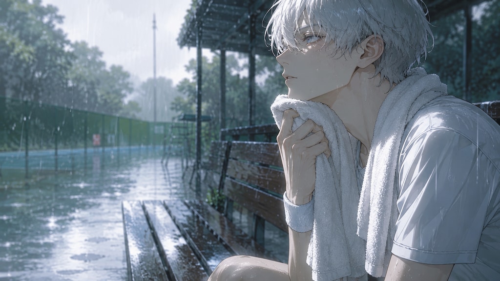 凪は初夏の雨に、完璧な速度を奪われる。