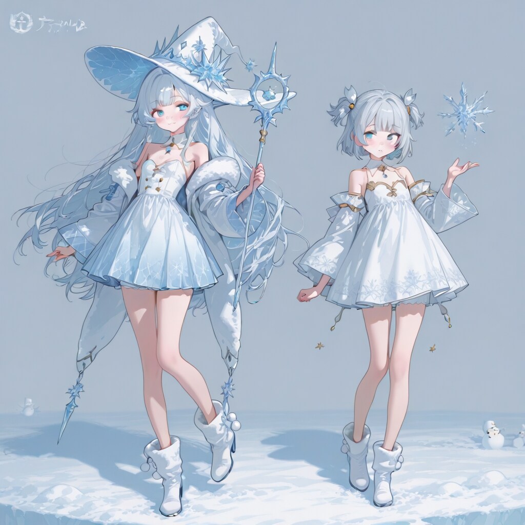 氷の魔女と雪の魔女