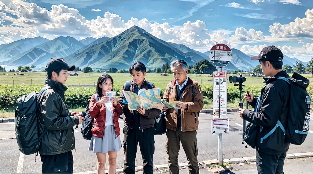 ローカル路線バス乗り継ぎの旅(偽)