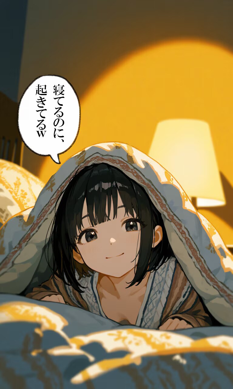 【セリフ入れました】寝てる？