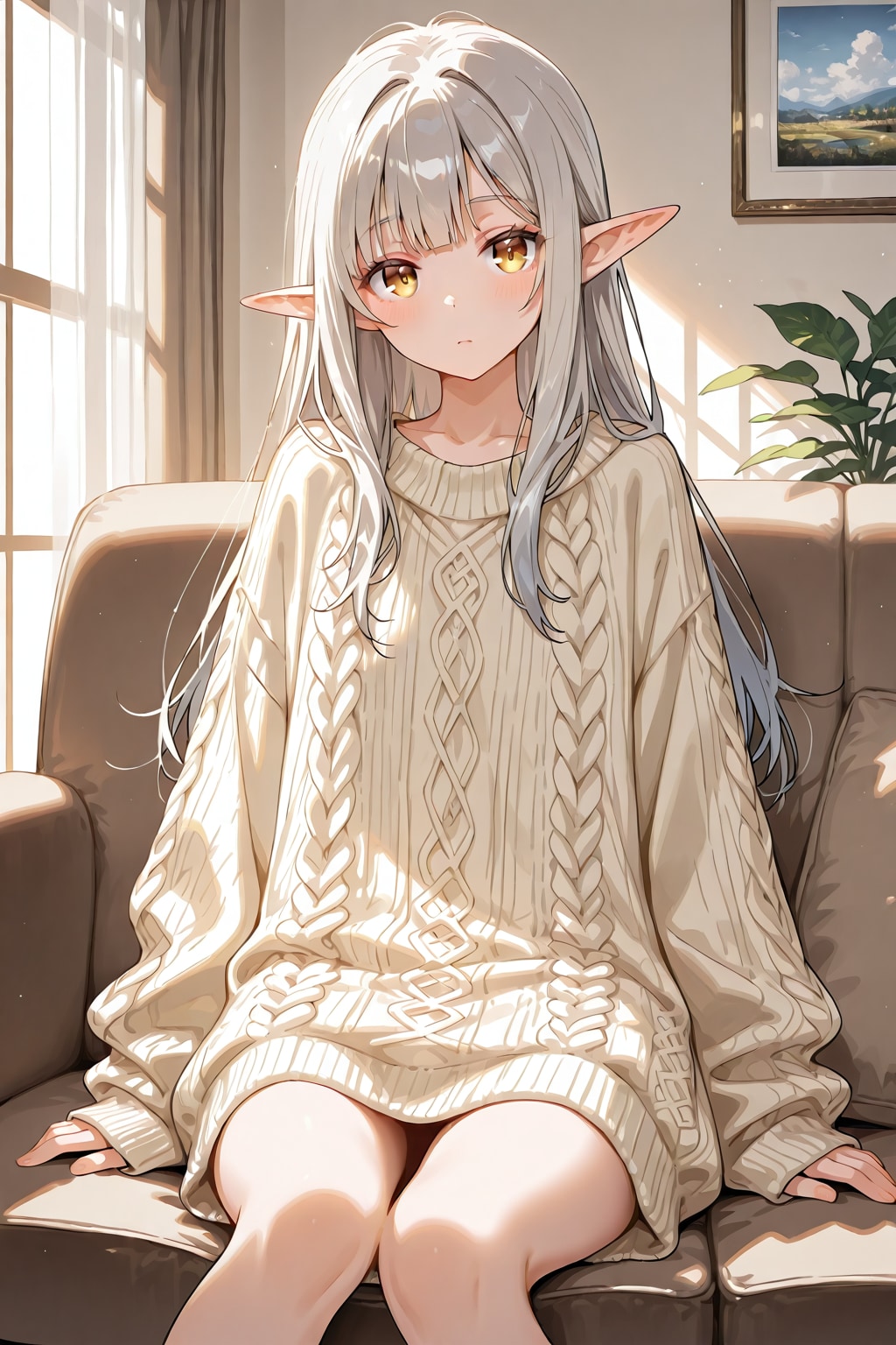萌え袖エルフ