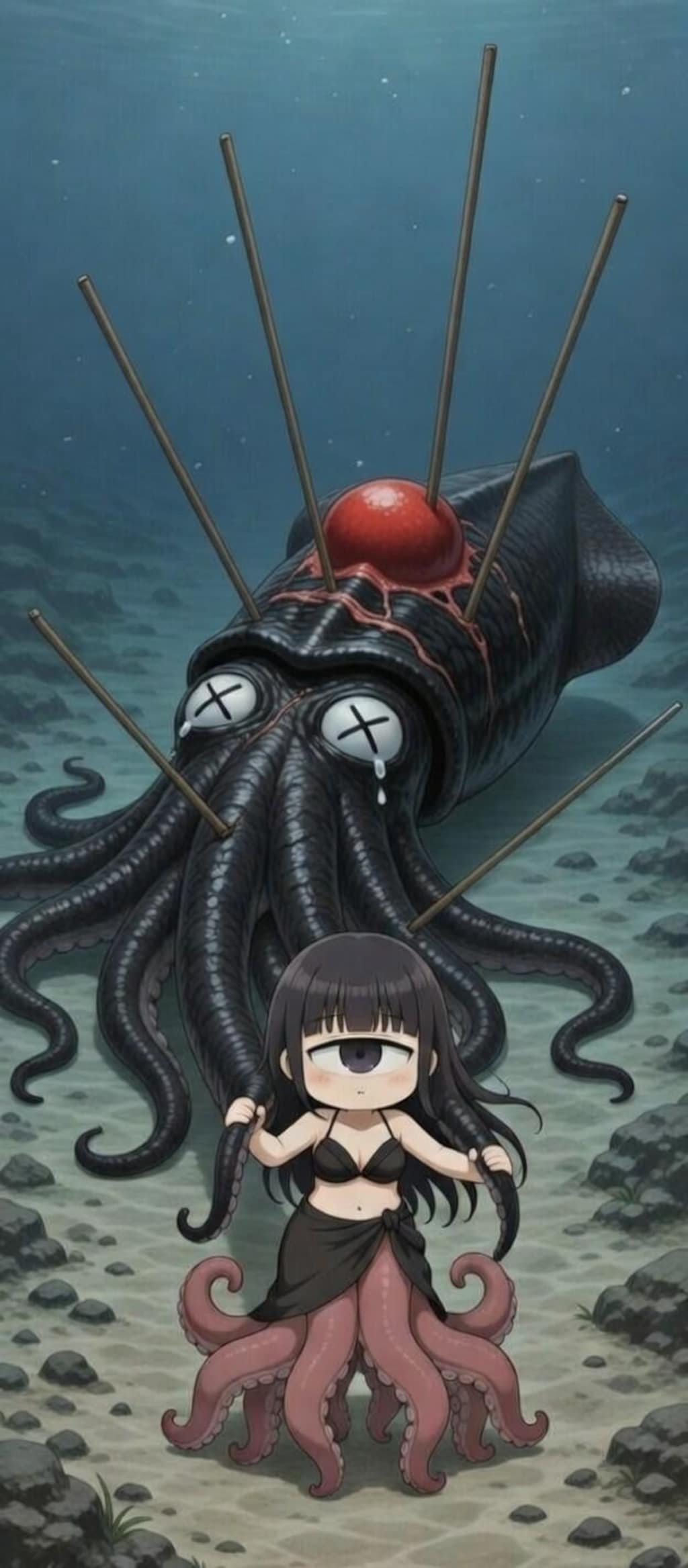 単眼スキュラちゃん.42　食べたい衝動