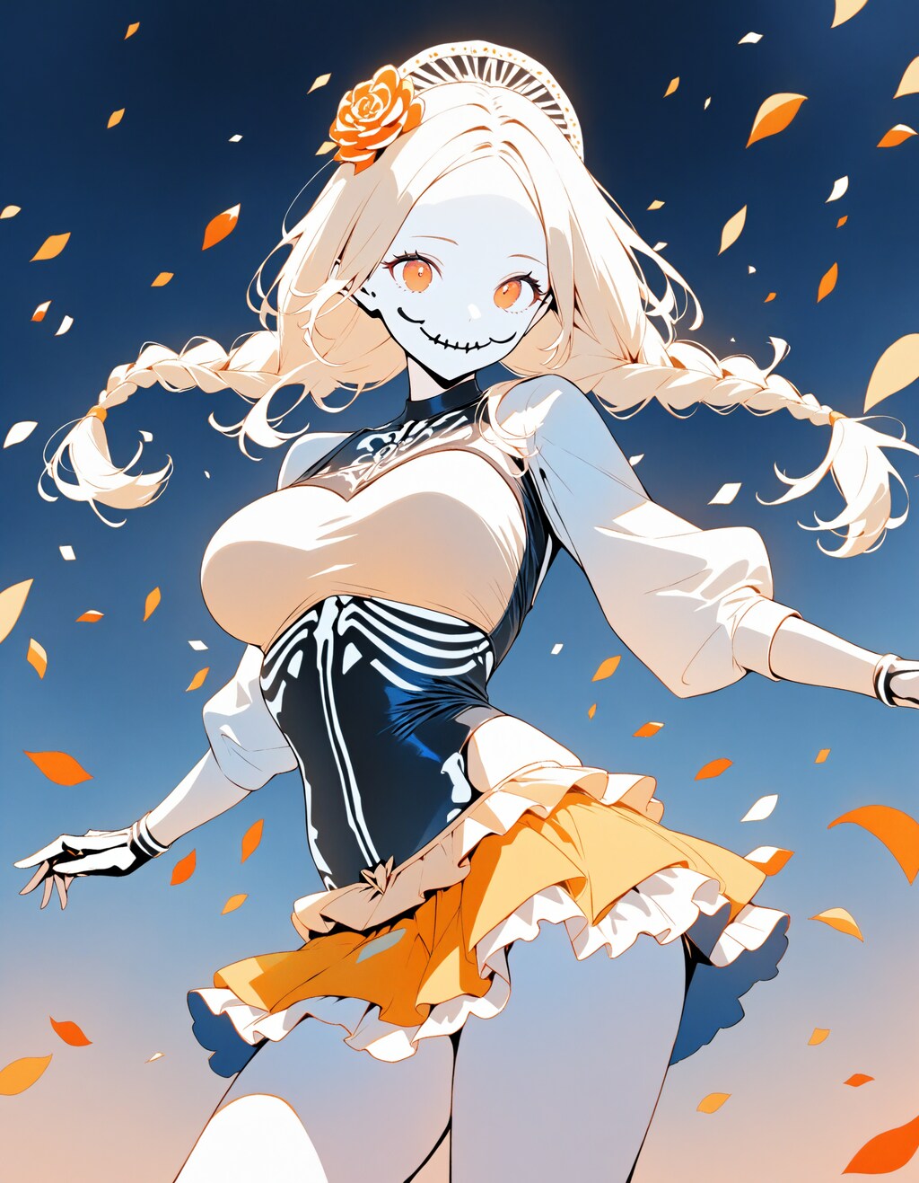 ガイコツ仮装姉さんXL