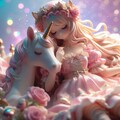 ★眠る少女とユニコーン 4枚目