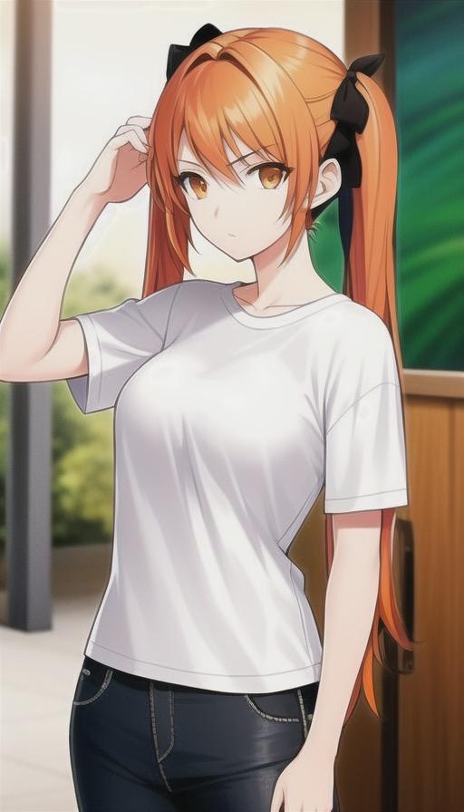 オレンジ髪の子 | の人気AIイラスト・グラビア