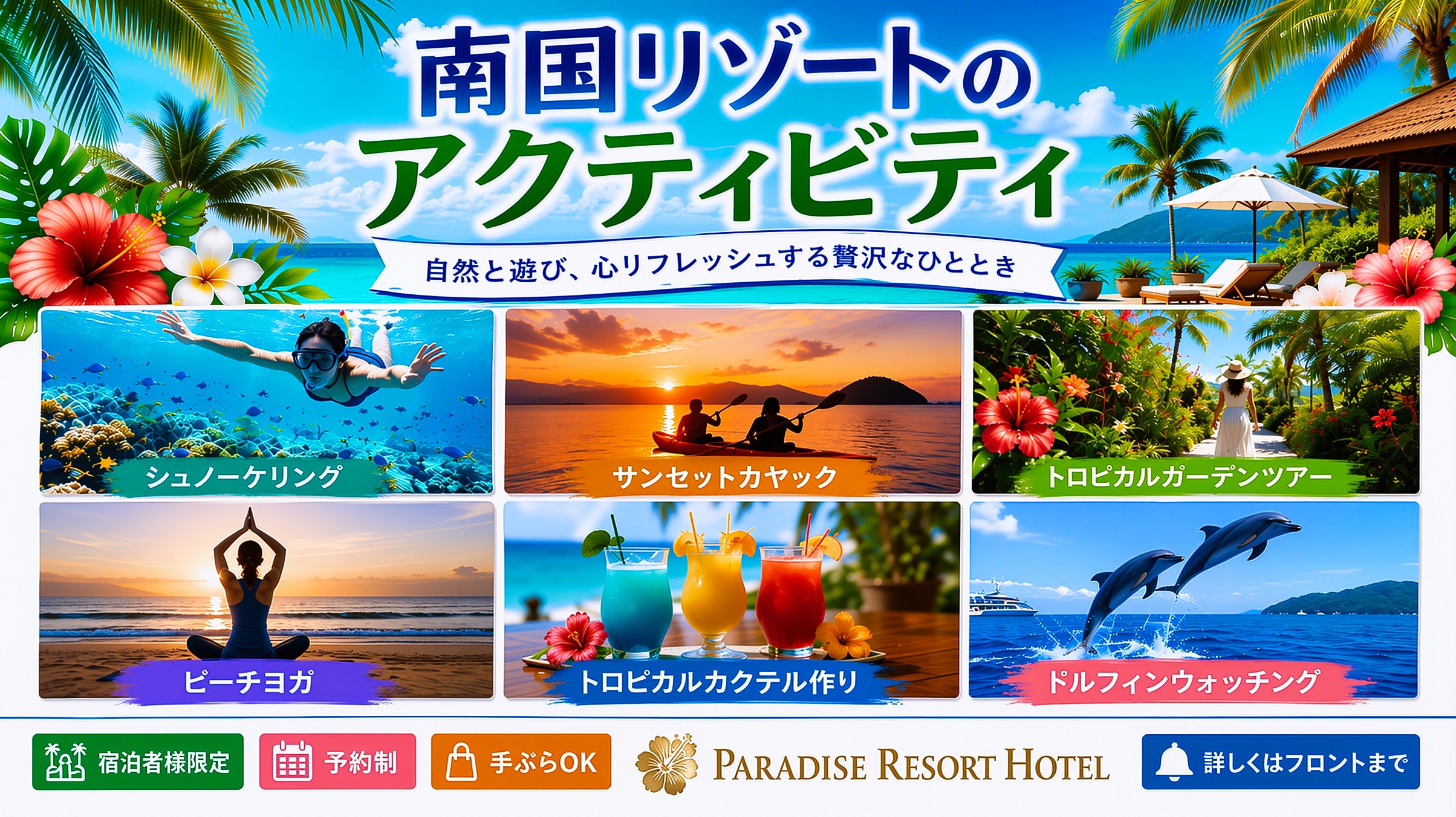 リゾートアクティビティ