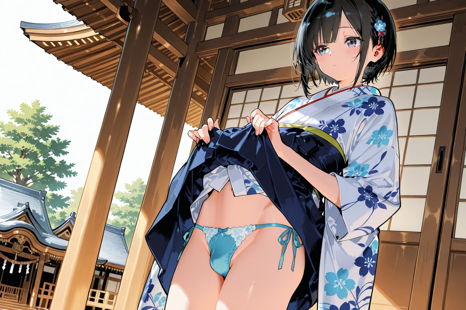 神社でこっそり