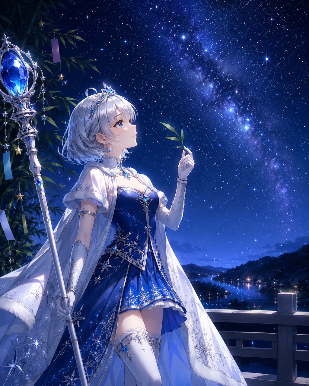 星空を振り仰いで